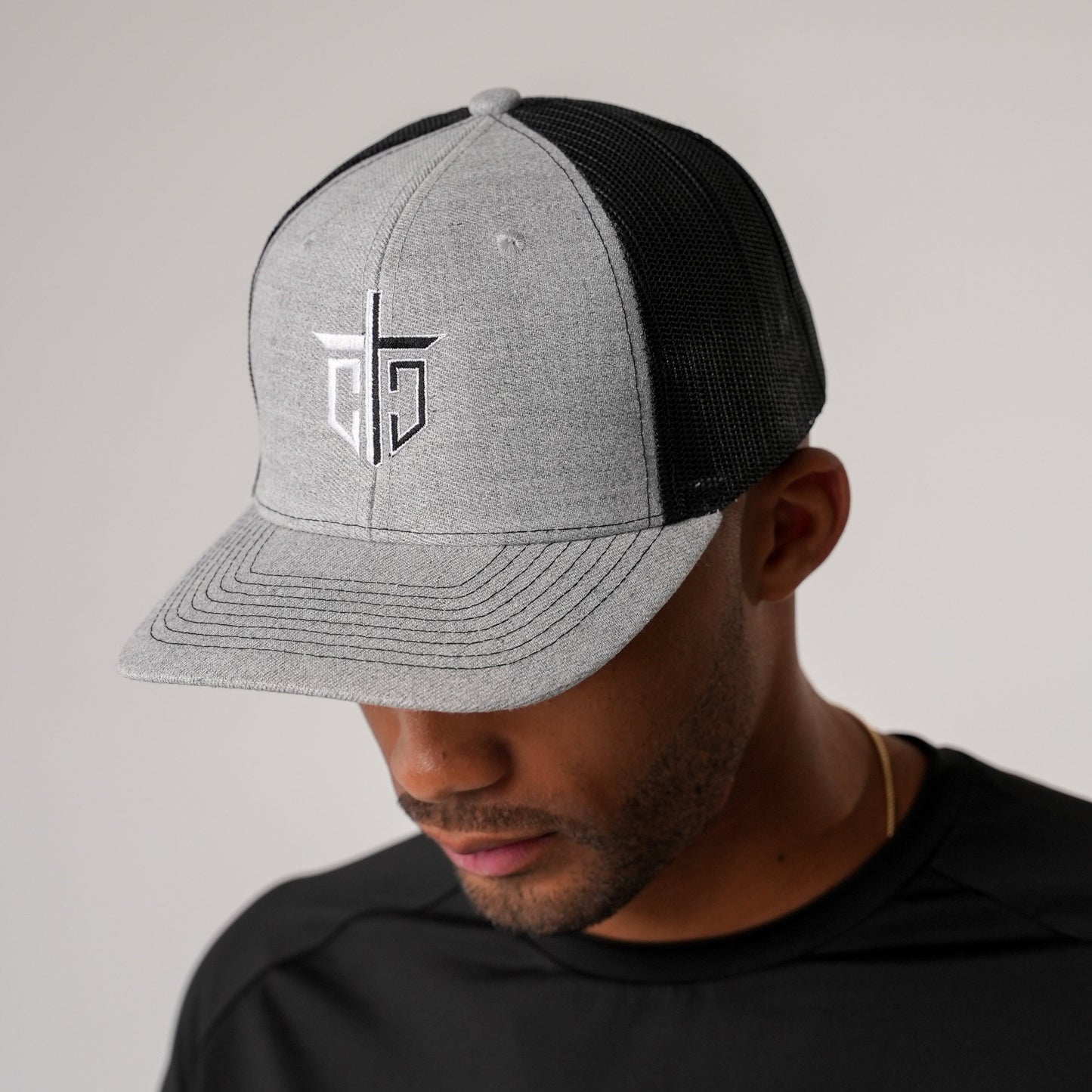 Grey Trucker Hat